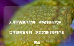 天津萨克赛斯取得一种高臂机械式第二级伸缩装置专利，满足起高行程的作业需求