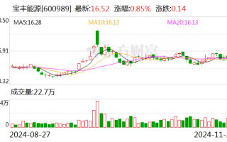 宝丰能源：拟4.92亿元收购宝丰昱能蒸汽综合管线项目及相关资产