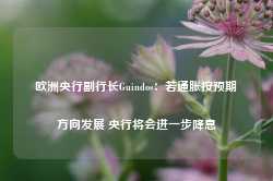 欧洲央行副行长Guindos：若通胀按预期方向发展 央行将会进一步降息-第1张图片-泰鸿机械