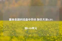 富册金融科技盘中异动 股价大涨6.28%报0.420美元-第1张图片-泰鸿机械